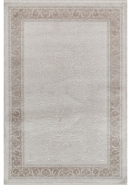 Serenat SE005 Krem-Kahve Uzun Ömürlü Yumuşak Dokulu Salon Mutfak Koridor Oturma Odası Yolluk Halı modelleri