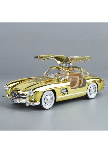 1:24 Mercedes-Benz 300SL 1936 Alaşım Model Araba Oyuncak Döküm Metal Döküm Ses ve Işık Oyuncak Arabalar Çocuklar Için Araç (Yurt Dışından)