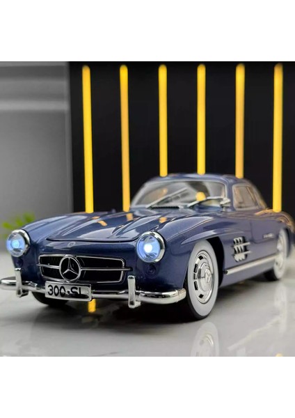 1:24 Mercedes-Benz 300SL 1936 Alaşım Model Araba Oyuncak Döküm Metal Döküm Ses ve Işık Oyuncak Arabalar Çocuklar Için Araç (Yurt Dışından) fiyatları