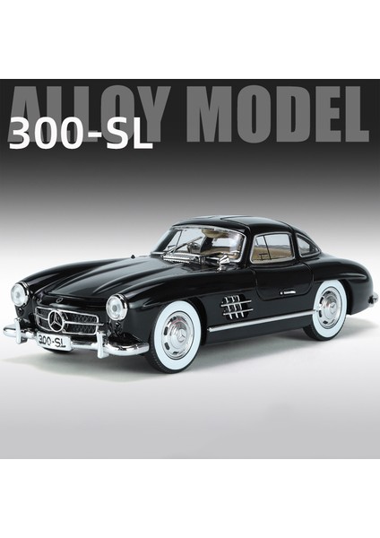 1:24 Mercedes-Benz 300SL 1936 Alaşım Model Araba Oyuncak Döküm Metal Döküm Ses ve Işık Oyuncak Arabalar Çocuklar Için Araç (Yurt Dışından) modelleri