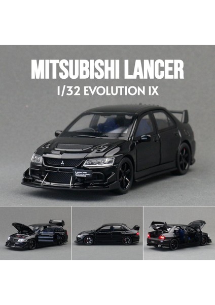 Jdm 1:32 Mitsubishi Lancer Evolution Yarış Oyuncak Araba Modeli Döküm Metal Alaşım Minyatür Ses ve Işık Hediye Çocuk Erkek Çocuk (Yurt Dışından)