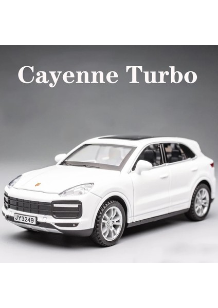 1:32 Porsche Cayenne Turbo Araba Alaşım Araba Modeli Simülasyon Araba Dekorasyon Koleksiyonu Hediye Oyuncak Döküm Modeli (Yurt Dışından)