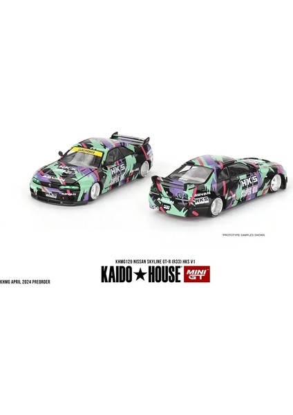 Kaido House + Mınıgt 1/64 Nissan Skyline Gt-R (R34)(R33) Honda Nsx Racing Kaido Works V3 V2 Khmg Arabalar Alaşım Döküm Metal Modeli (Yurt Dışından)