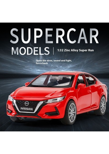 1/32 Nissan Sylphy Alaşım Araba Döküm Metal Modeli Ses ve Işık Çocuk Oyuncağı Simüle Minyatür Araba Modeli Çocuk Oyuncakları Erkek Için Hediye (Yurt Dışından) modelleri