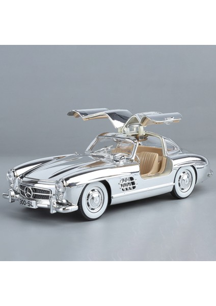 1:24 Mercedes-Benz 300SL 1936 Alaşım Model Araba Oyuncak Döküm Metal Döküm Ses ve Işık Oyuncak Arabalar Çocuklar Için Araç (Yurt Dışından)