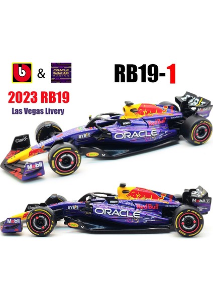 Bburago 1:43 F1 Red Bull Racing Tag Heuer RB20 2024 # 1. Verstappen # 11 Perez Alaşım Araba Döküm Model Oyuncak Koleksiyon SF24 (Yurt Dışından)
