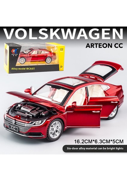 1:32 Volkswagen cc Alaşım Araba Modeli Pres Döküm ve Oyuncak Araçlar Metal Oyuncak Araba Model Araba Merkezi Kontrol Süsler Oyuncaklar Çocuk Doğum Günü (Yurt Dışından)
