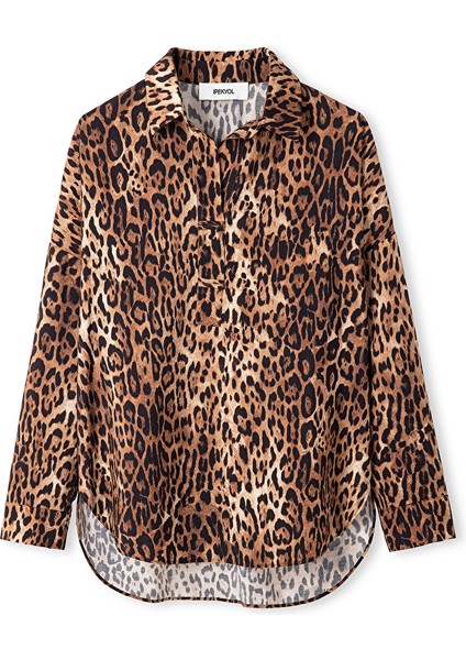 Leopar Desen Bluz IW6250006061027 indirimleri