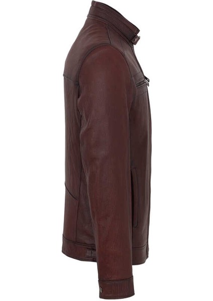 Kahve Hakiki Deri Erkek Hakiki Deri Mont - E23KDM310542-R4W modelleri