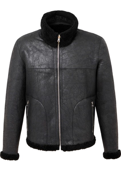 Siyah Deri-Kürk Erkek Deri Kaban - E21KDM310206-S1W fırsatları