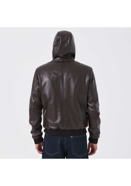 Kahve Hakiki Deri Erkek Hakiki Deri Mont - E23KDM310502-Q3V fırsatları