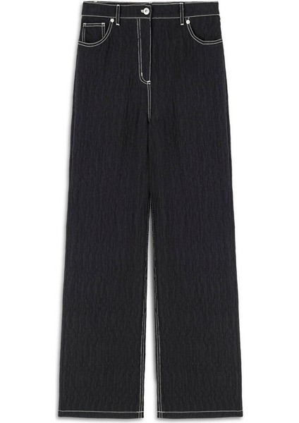 Denim Görünümlü Dokulu Pantolon TW6250003124001 fırsatları