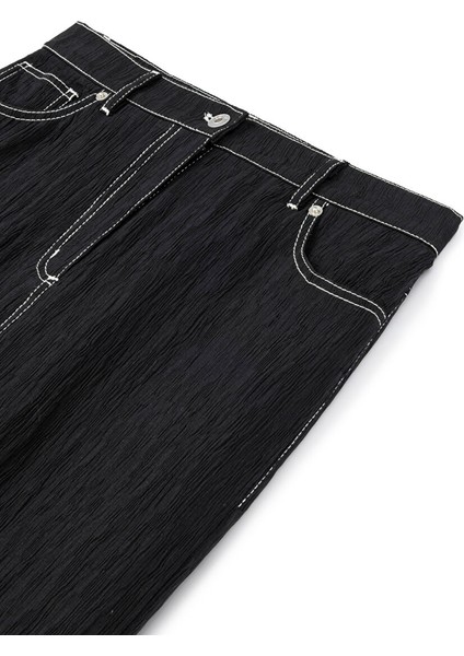 Denim Görünümlü Dokulu Pantolon TW6250003124001 indirimleri