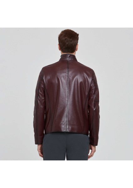 Bordo Hakiki Deri Erkek Hakiki Deri Mont - E22KDM310340-Q4N modelleri