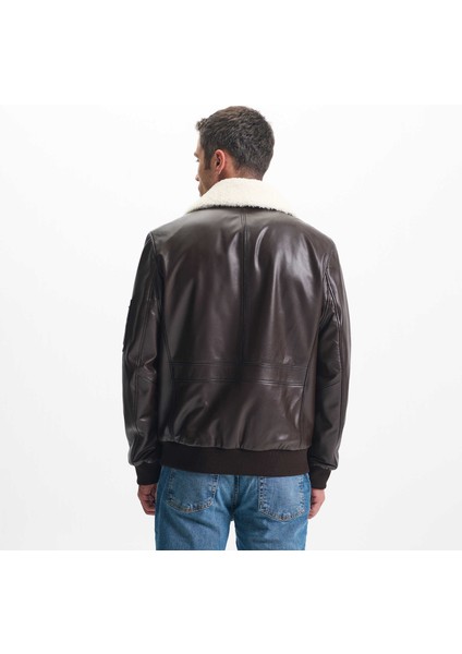 Kahve Hakiki Deri Erkek Hakiki Deri Kaban - E24KDM310589-Q4Q fırsatları