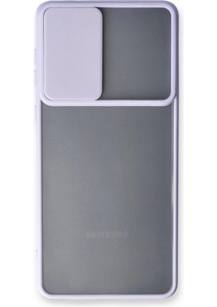 Samsung Galaxy A53 5g Kılıf Palm Buzlu Kamera Sürgülü Silikon - Lila fiyatları