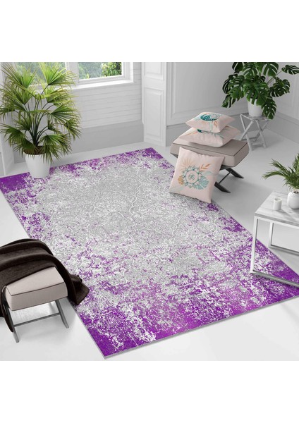 Kaymaz Taban Yıkanabilir Halı – Mutfak, Salon, Yatak Odası Için Modern Dijital Baskı Halı