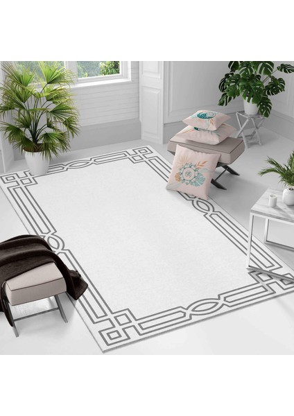Kaymaz Taban Yıkanabilir Halı – Mutfak, Salon, Yatak Odası Için Modern Dijital Baskı Halı