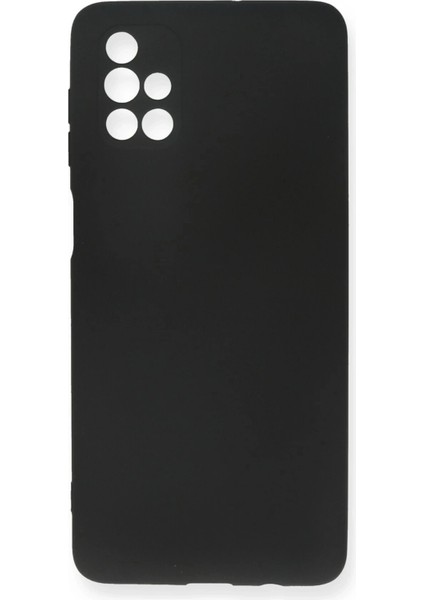 Samsung Galaxy M51 Kılıf First Silikon - Siyah