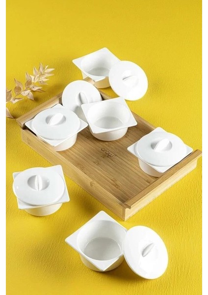 Arow Herme 6'lı 13 Parça Porselen Kavaltılık fiyatları