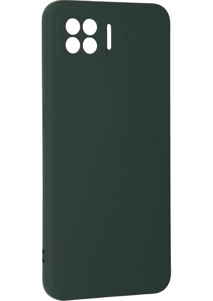 Oppo A73 Kılıf Nano Içi Kadife Silikon - Koyu Yeşil modelleri