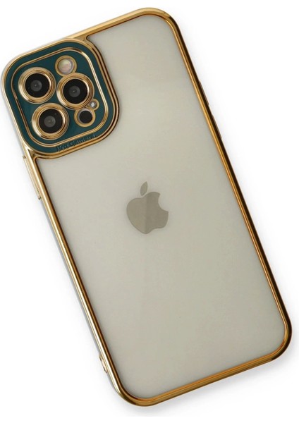 iPhone 12 Pro Kılıf Liva Lens Silikon - Yeşil modelleri