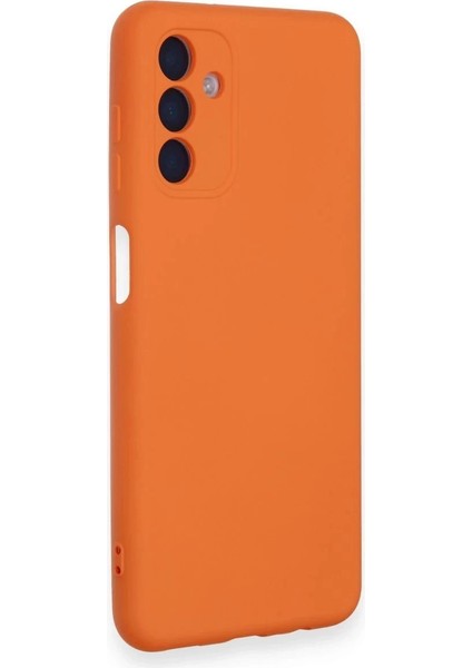 Samsung Galaxy A14 4g Kılıf Nano Içi Kadife Silikon - Turuncu fiyatları