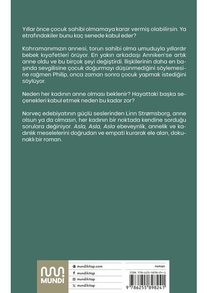 Asla, Asla, Asla - Linn Strømsborg modelleri