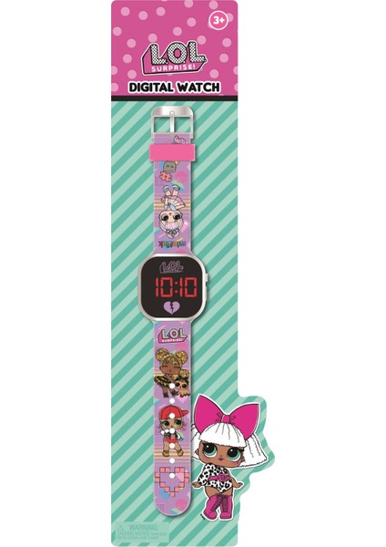 Lol Surprise! Lisanslı LOL8002 Lila Square LED Çocuk Saati fiyatları