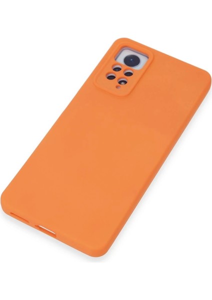 Xiaomi Redmi Note 12 Pro 4g Kılıf Nano Içi Kadife Silikon - Turuncu fırsatları