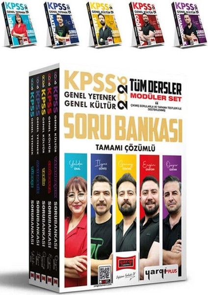 Yargı 2026 Kpss Gy-Gk Tüm Dersler Tamamı Çözümlü Modüler Soru Bankası Seti