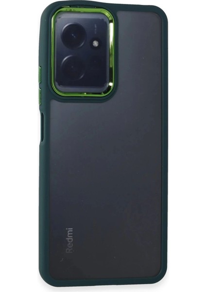 Xiaomi Redmi Note 12 4g Kılıf Dora Kapak - Haki Yeşil