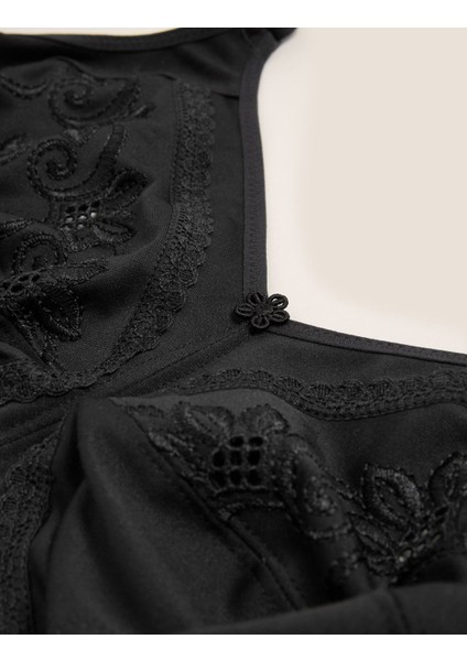 İşleme Detaylı Toparlayıcı Pamuklu Sütyen indirimleri