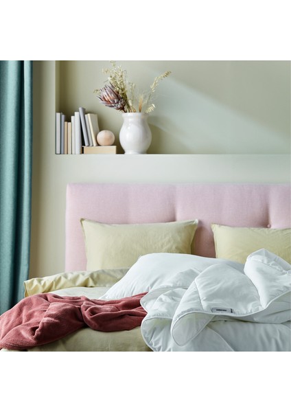 Småsporre Tek Kişilik Yorgan 150X200 cm Beyaz Hafif Sıcak Polyester Dolgulu Yorgan fırsatları