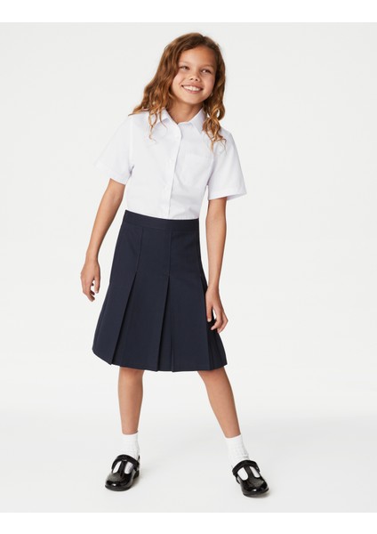 Pile Detaylı Okul Eteği (2-16 Yaş)