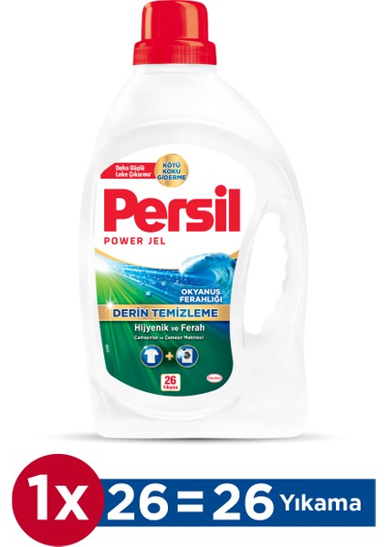 Power Jel Okyanus Ferahlığı 26 Yıkama