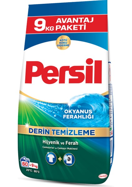 Toz Okyanus Ferahlığı 9 kg (60 Yıkama)