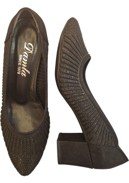 Damla Lazer Taşlı Topuklu Ayakkabı fırsatları