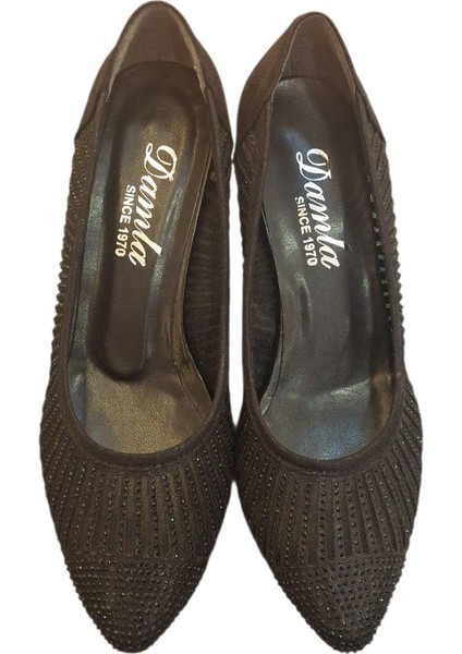 Damla Lazer Taşlı Topuklu Ayakkabı indirimleri