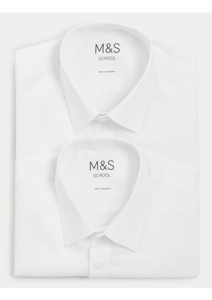 2'li Regular Fit Uzun Kollu Gömlek (2-18 Yaş)