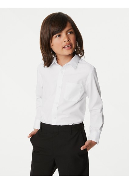 2'li Regular Fit Uzun Kollu Gömlek (2-18 Yaş)