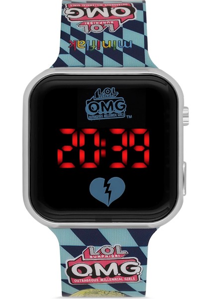 Lol Surprise! Omg Lisanslı OMG8002 Sarı Square LED Çocuk Saati
