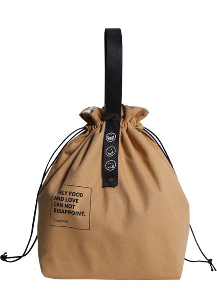 Pamuk ve Keten Demet Dokuma Öğle Yemeği Çantası (Yurt Dışından)