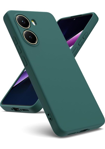 Xiaomi Poco X7 Pro Kılıf Lansman Kamera Korumalı Içi Kadife Yumuşak Renkli Silikon Mat Hisli Süet Liquid