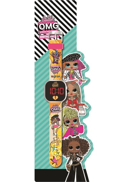 Lol Surprise! Omg Lisanslı OMG8003 Lacivert Square LED Çocuk Saati