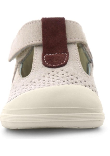 Shaun Hakiki Deri Lila Mor Cırtlı Anatomik Bebek Sandalet fırsatları