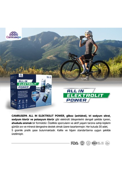 All In Elektrolıt Power (2X30SAŞE) 2 Li Avantaj Paket