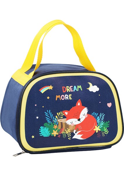 Çizgi Film Büyük Kapasiteli Yalıtımlı Öğle Yemeği Çantası (Yurt Dışından)