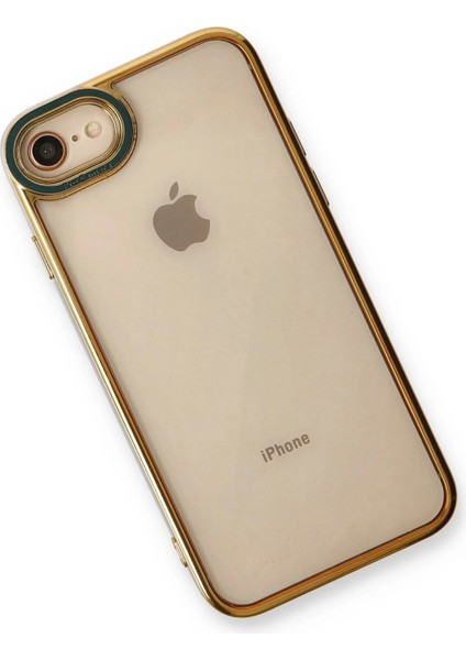 iPhone 7 Kılıf Liva Lens Silikon - Yeşil fiyatları