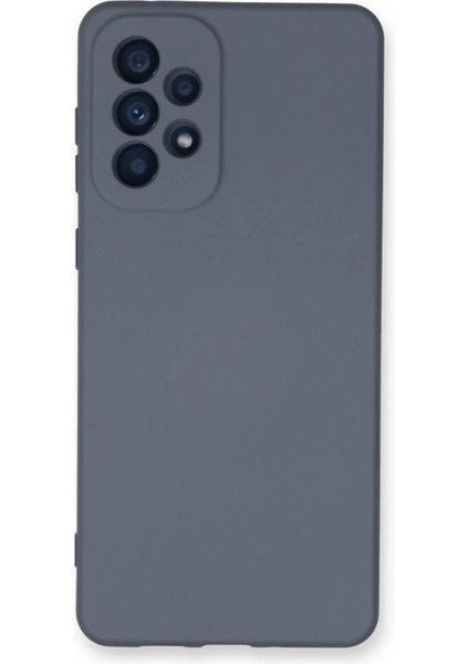 Samsung Galaxy A53 5g Kılıf Nano Içi Kadife Silikon - Gri